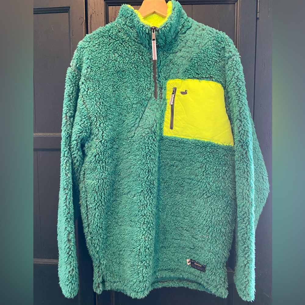 Southern Marsh 1/4 zip sherpa pullover